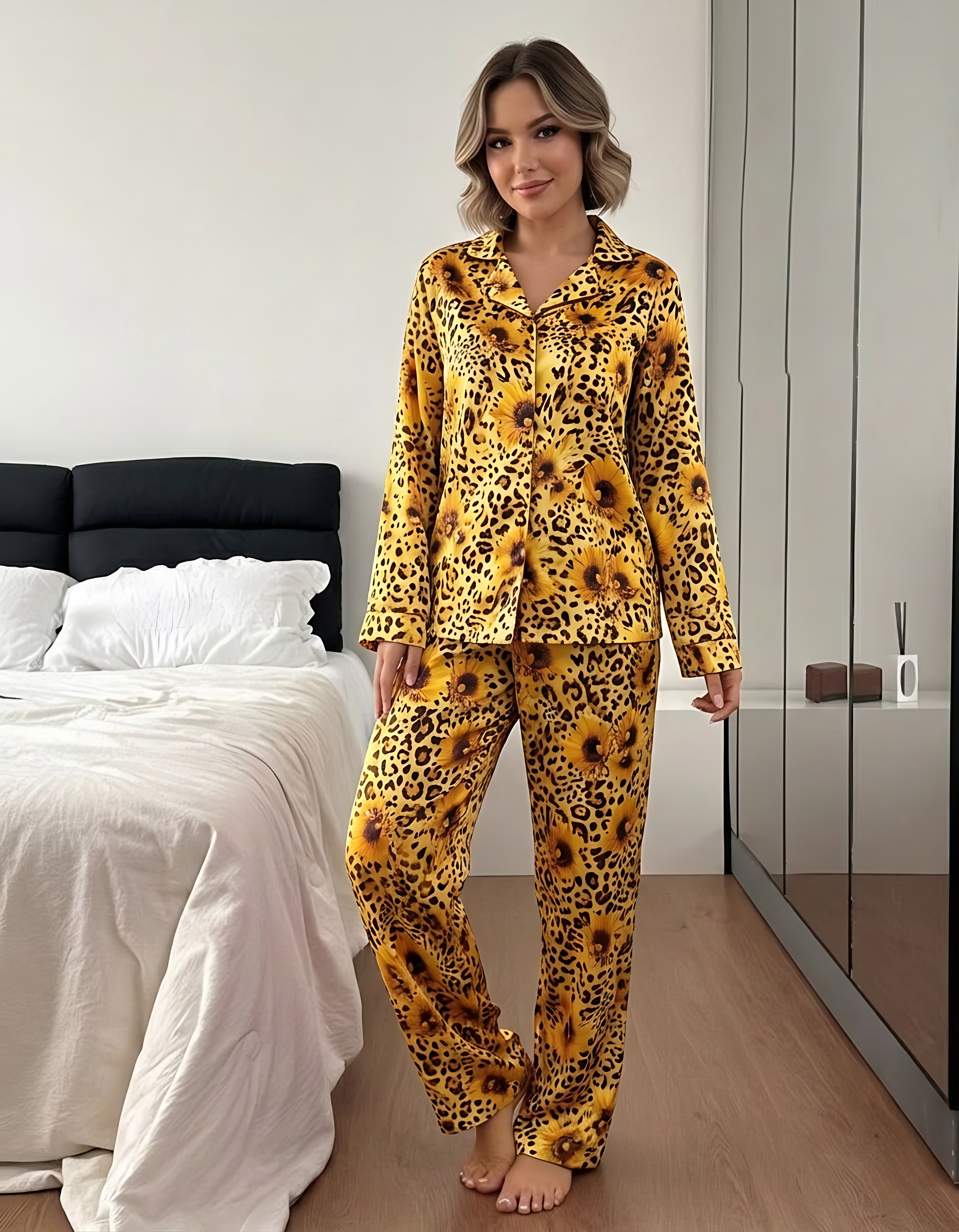 Pyjama Satin de Soie Premium