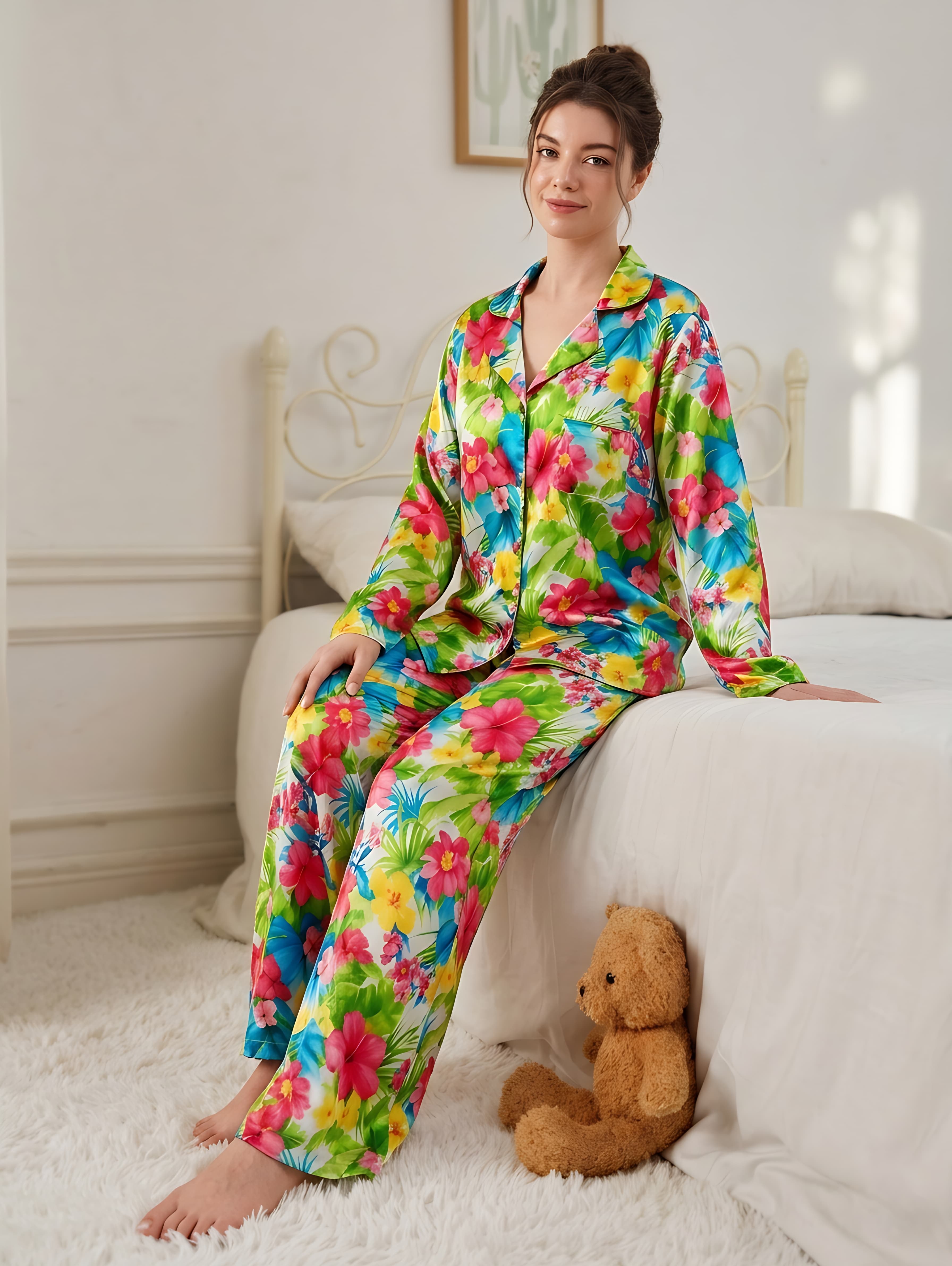 Pyjama Satin de Soie Premium