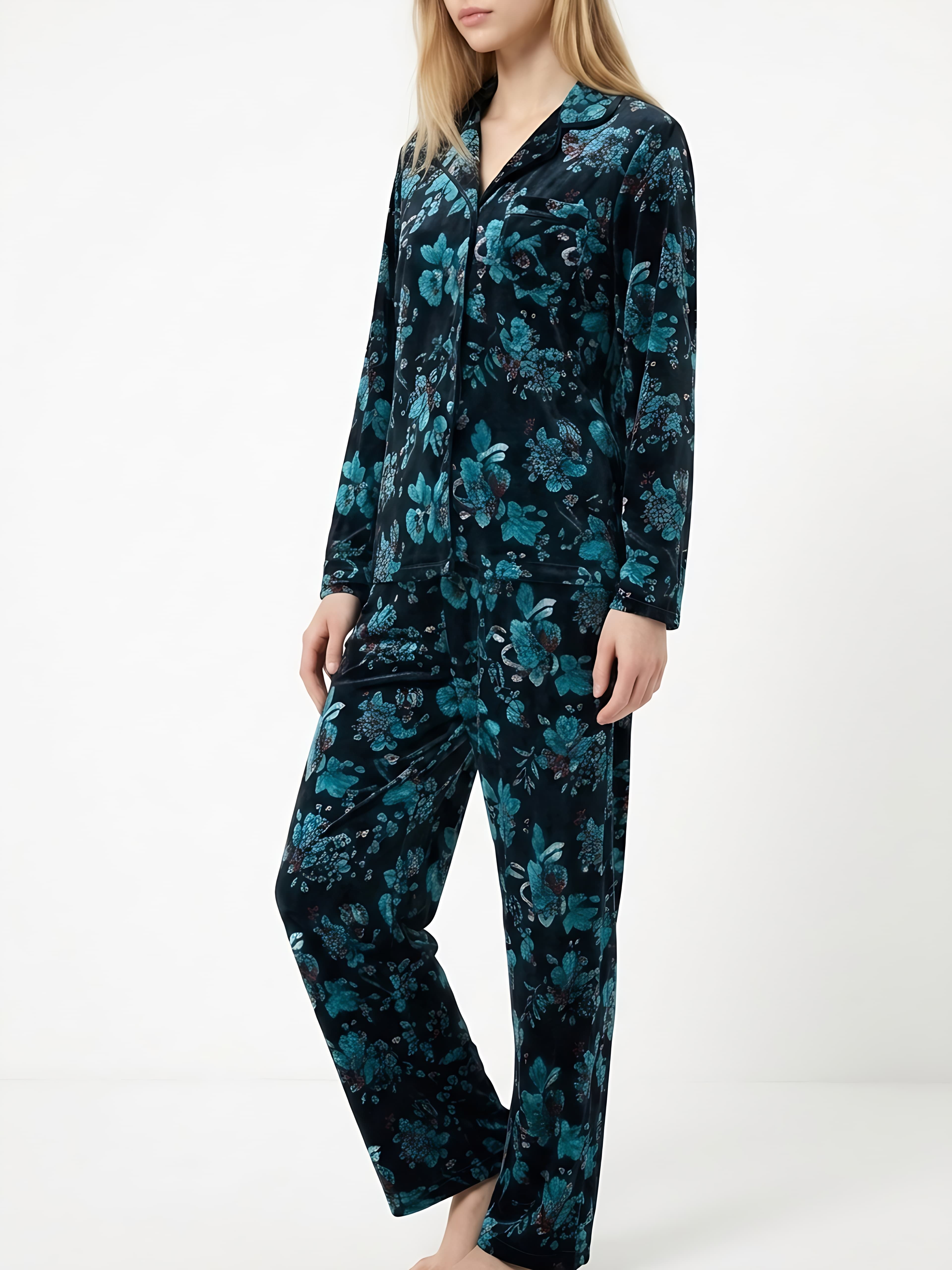 Pyjama en Velours Lisse Premium