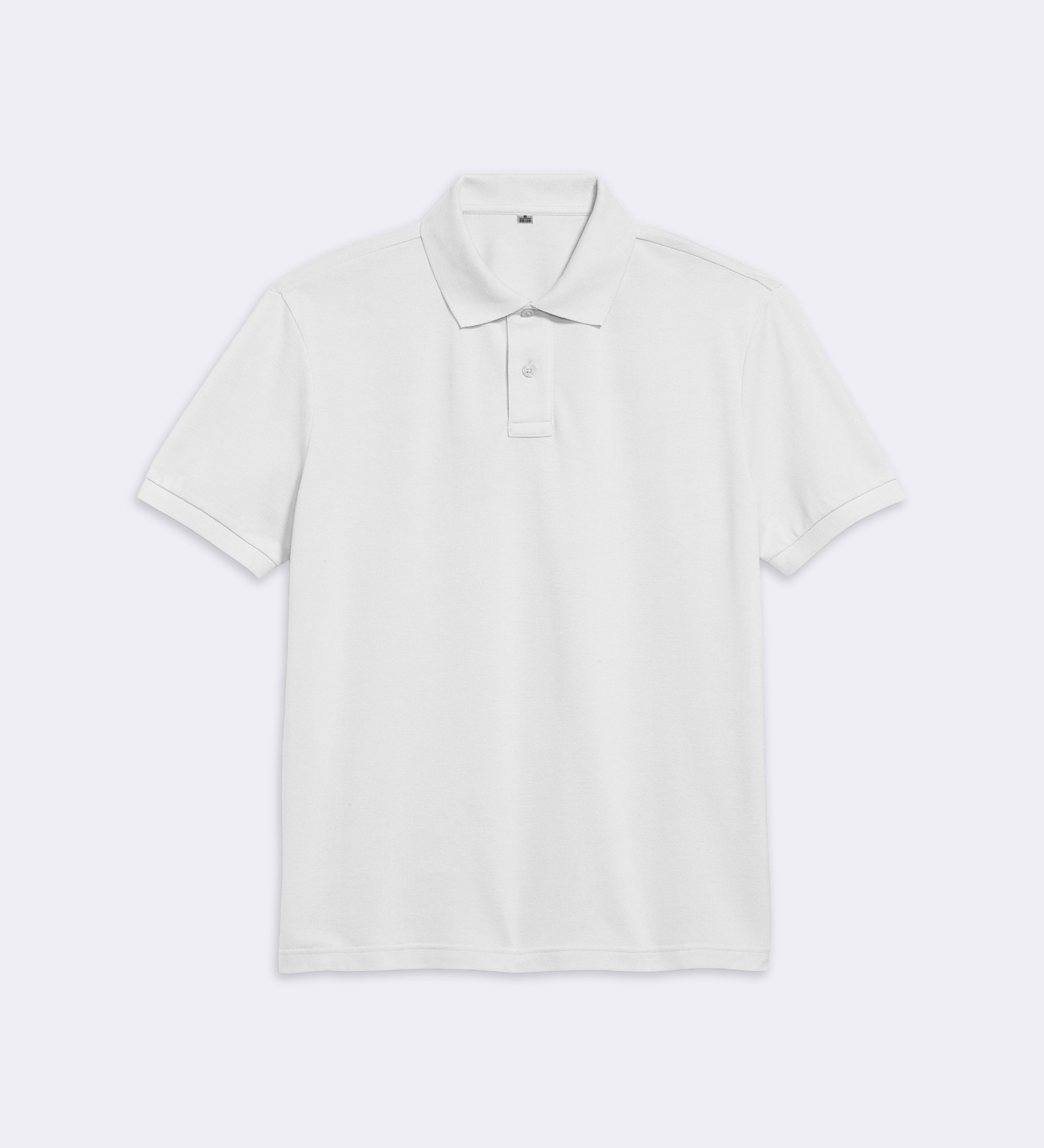 Polo Blanc Regular Fit 100% coton