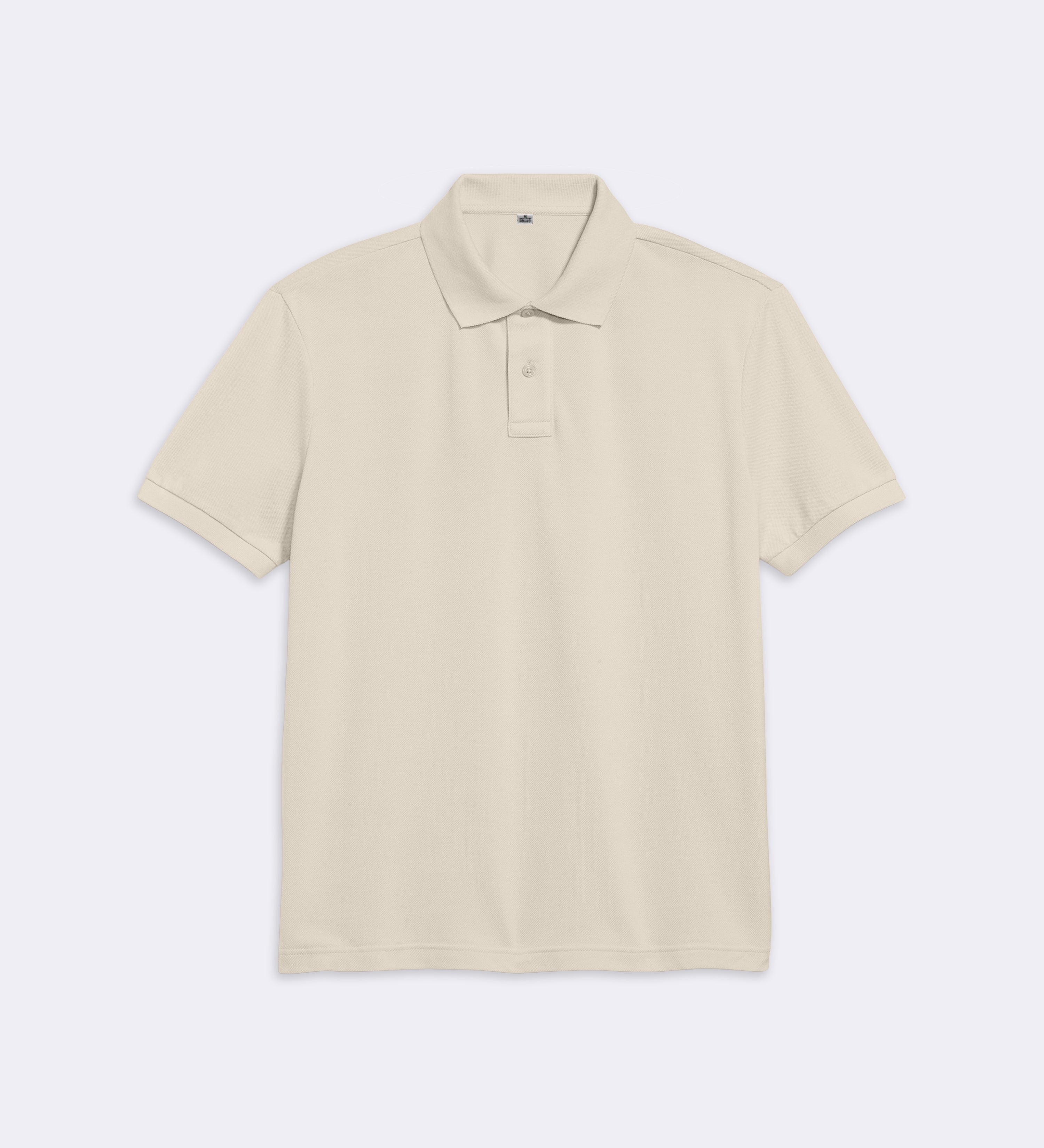 Polo Beige Regular Fit 100% coton