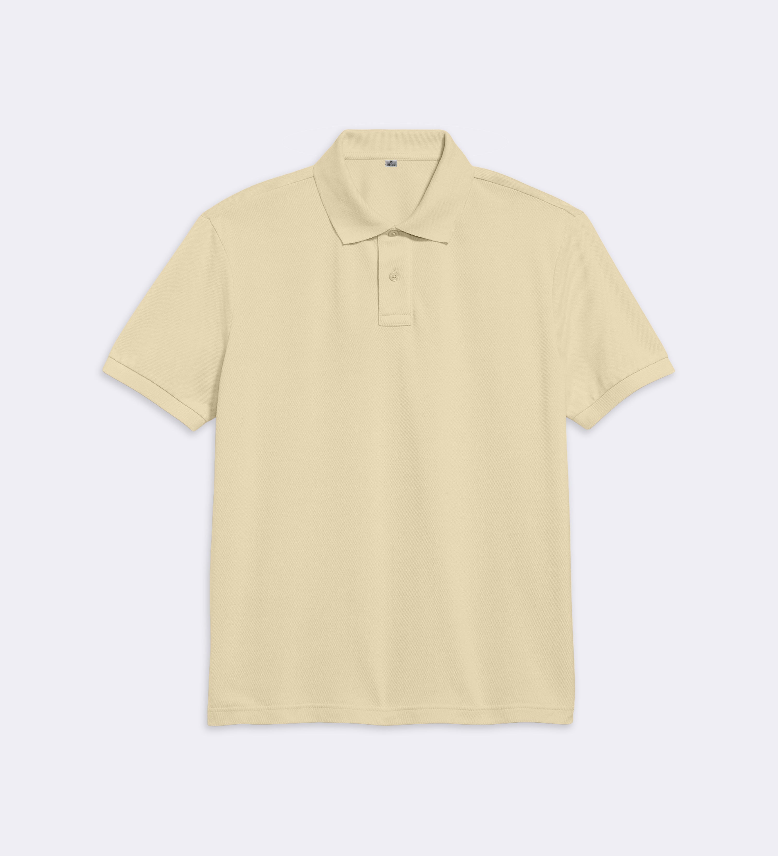 Polo Beige Foncé Regular Fit 100% coton