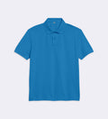 Polo Bleu Azur Regular Fit 100% coton