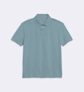 Polo Bleu Grisé Regular Fit 100% coton