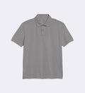 Polo Gris Regular Fit 100% coton