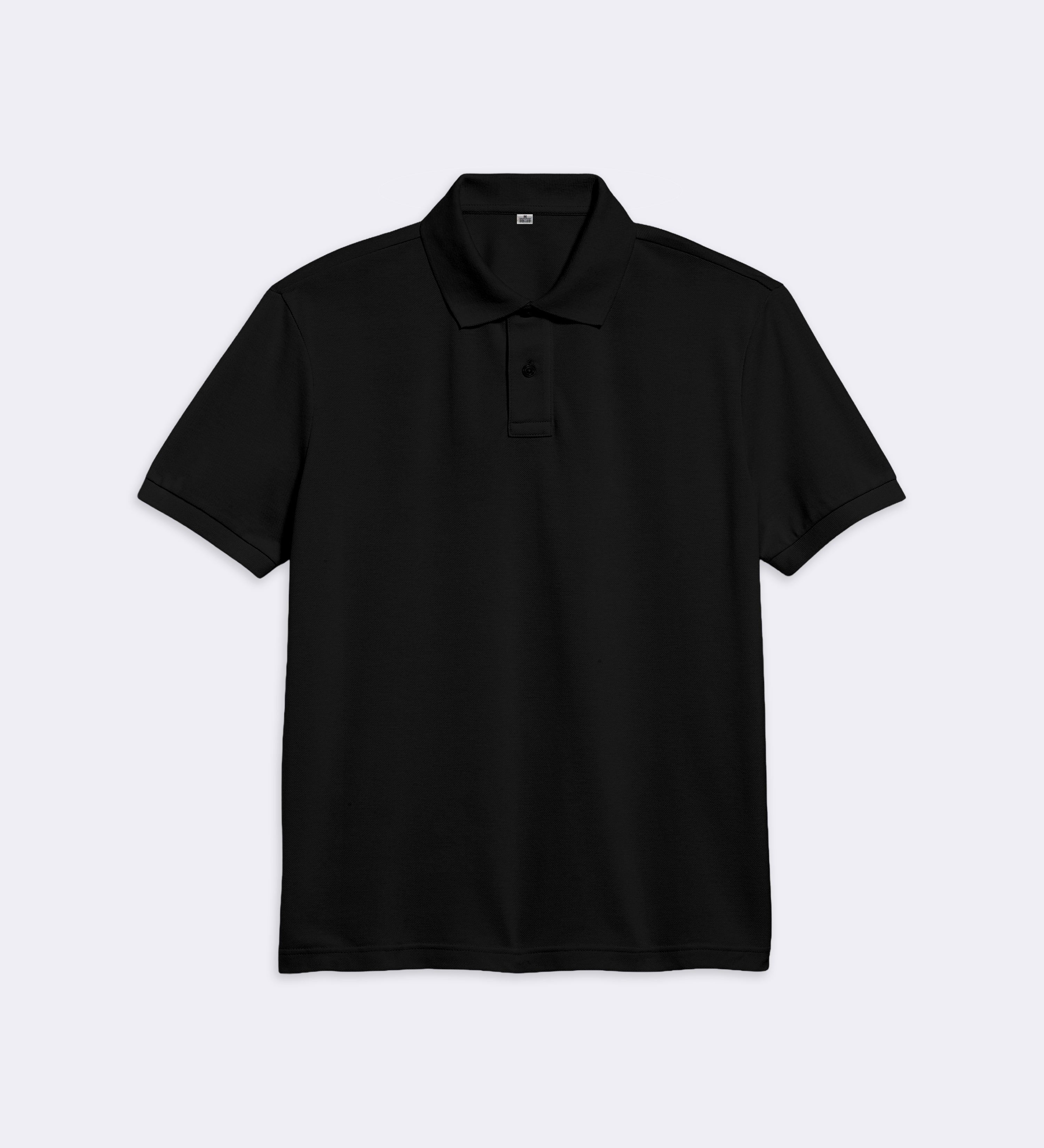 Polo Noir Regular Fit 100% coton