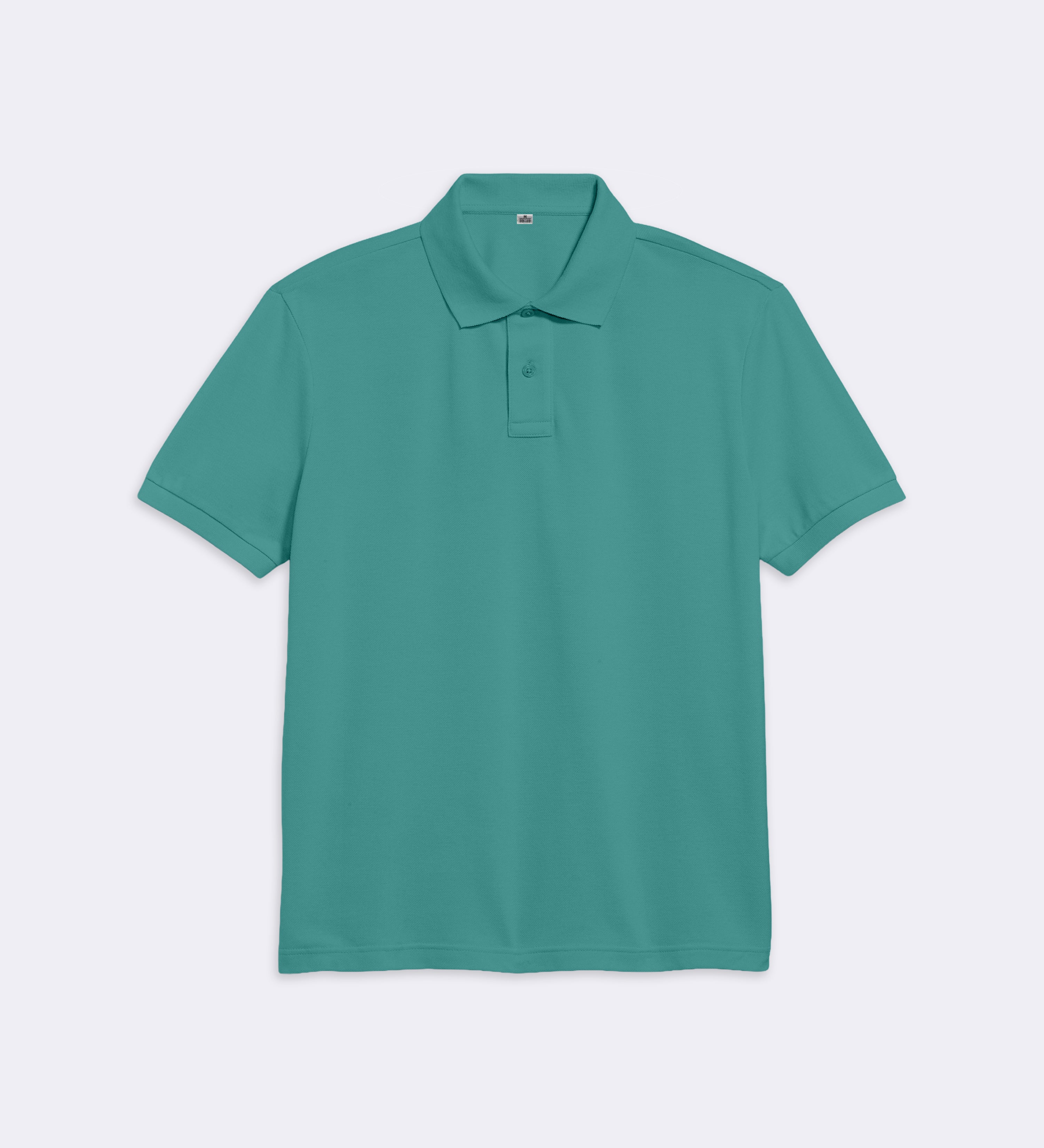 Polo Turquoise Regular Fit 100% coton