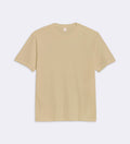 T-Shirt beige Regular Fit 100% coton