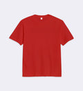 T-Shirt rouge Regular Fit 100% coton